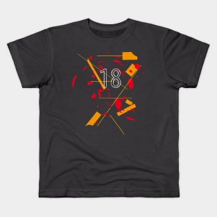 abstract 18 Kids T-Shirt